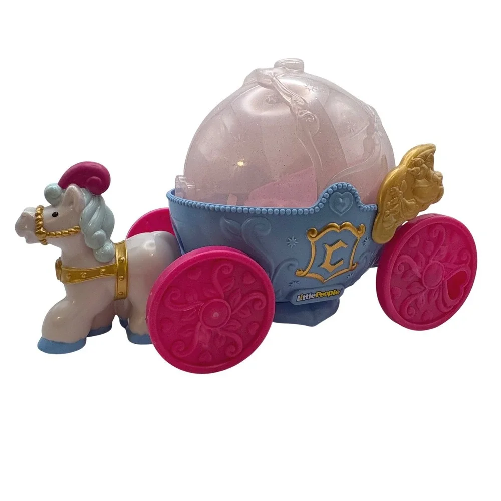 Fisher Price Little People Cinderella Carriage Coach Horse Only Disney Princess